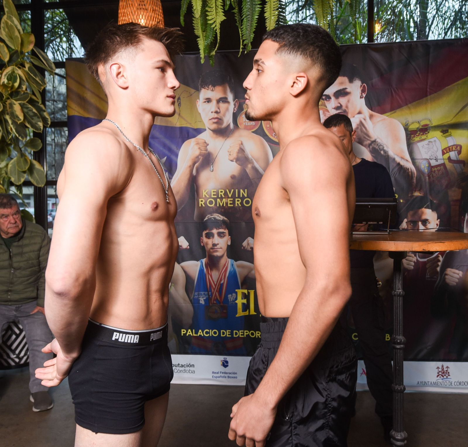 Las fotos del pesaje de la velada de Rafa Lozano Jr. en Córdoba