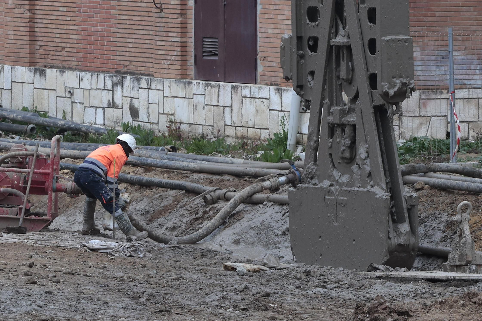 Obras en la antigua Tabacalera