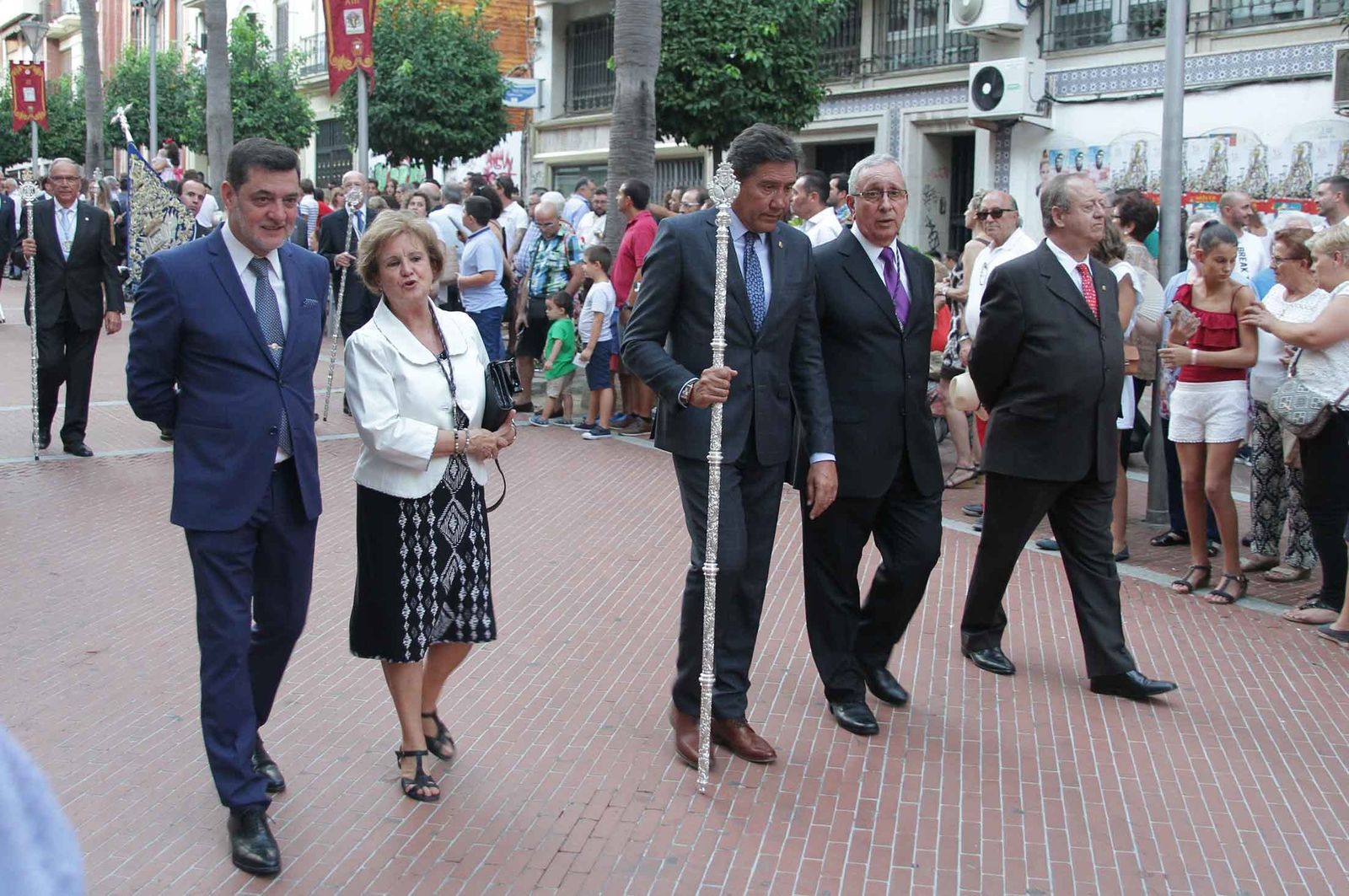 Imágenes del Señor de Pasión en la procesión del centenario de la hermandad