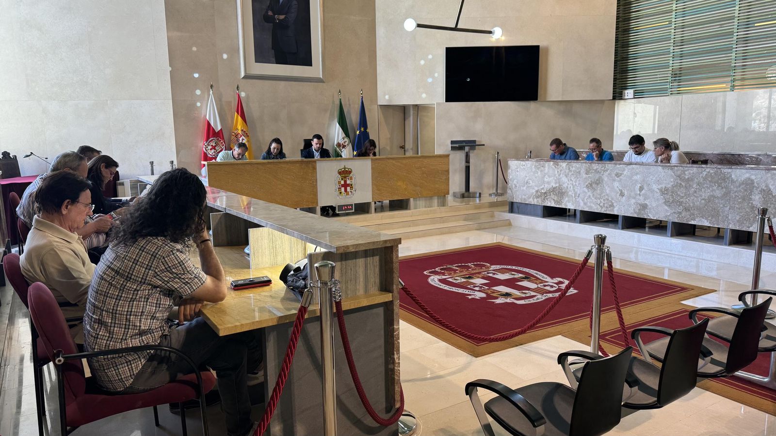 Reunión en el Salón de Plenos de los representantes de las Juntas de Distrito