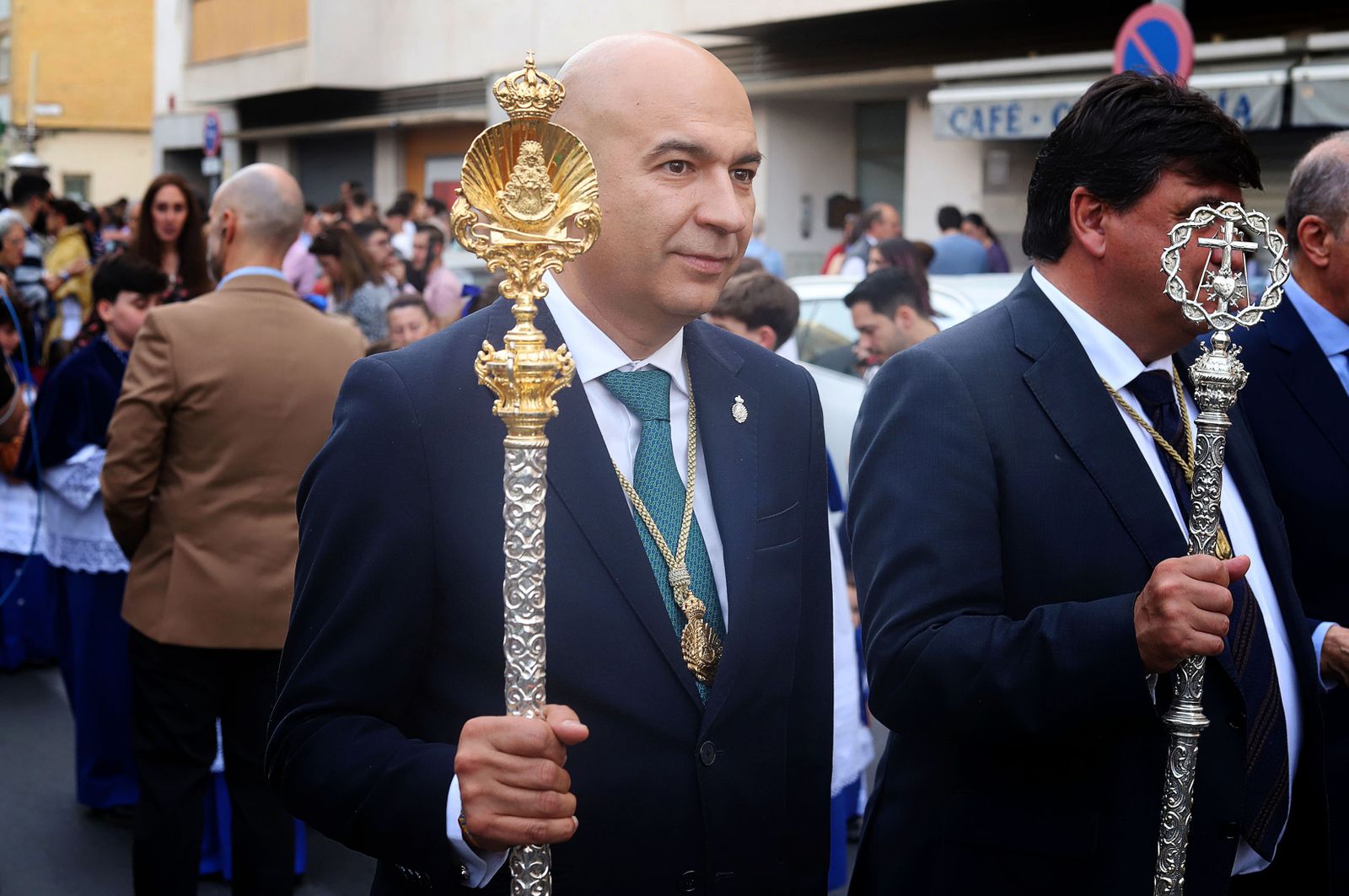 Imágenes de la procesión de la Virgen de los Dolores por Las Colonias