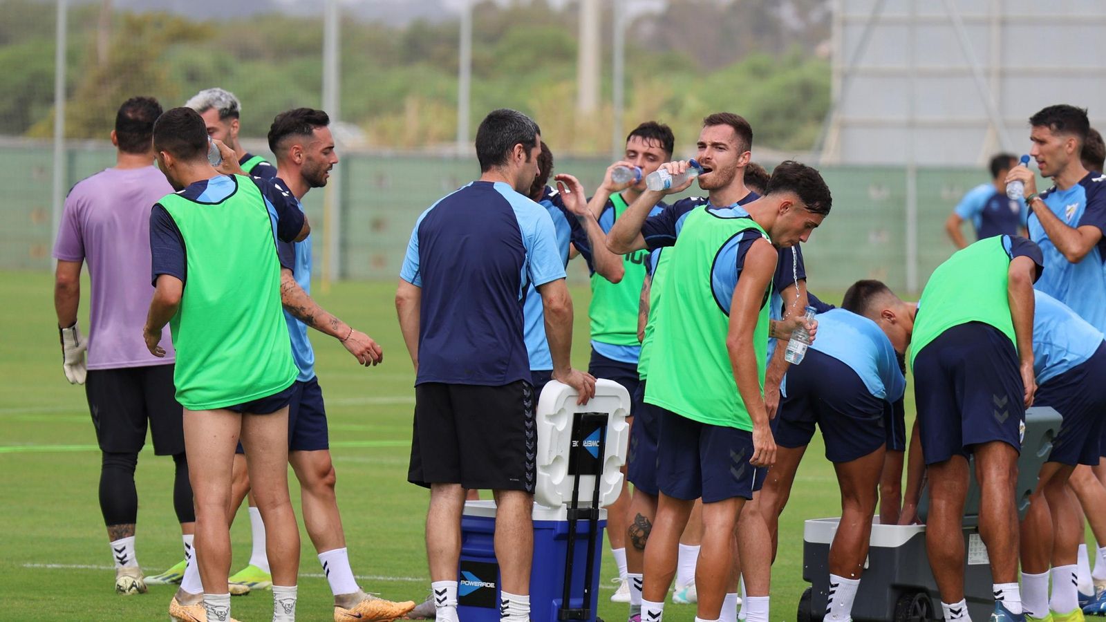 El Málaga CF prueba la Ciudad Deportiva de Arraijanal