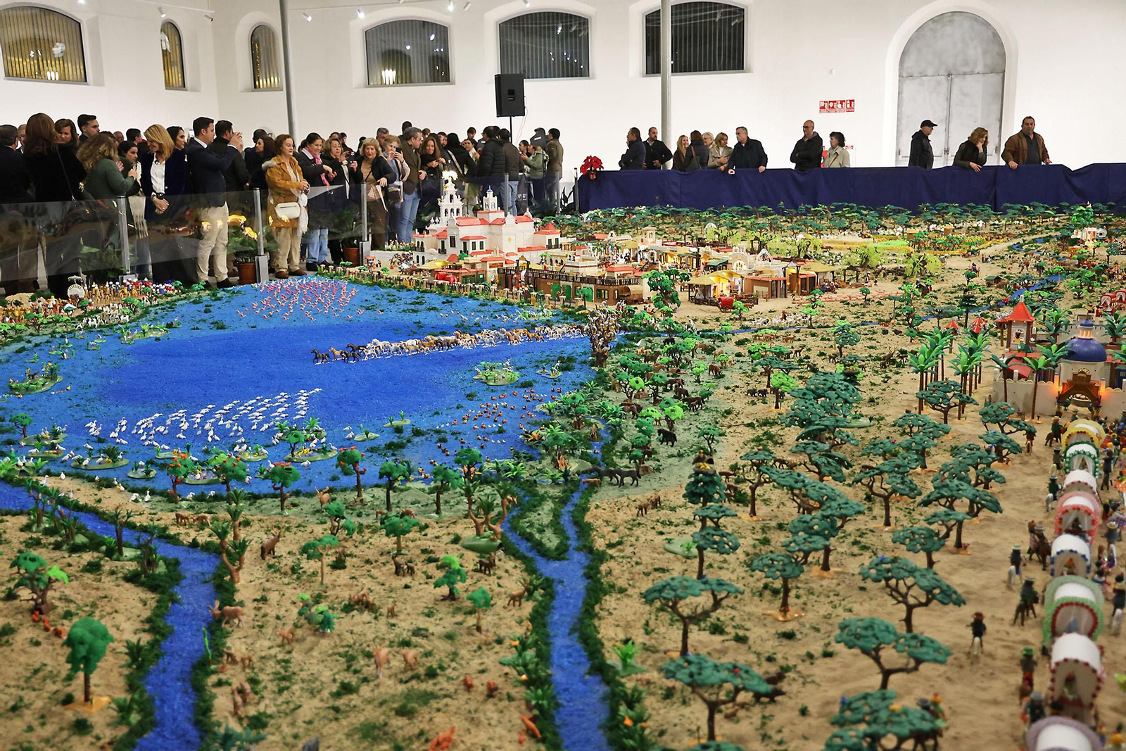 Imágenes del Belén de Playmobil más grande del mundo dedicado al Rocío