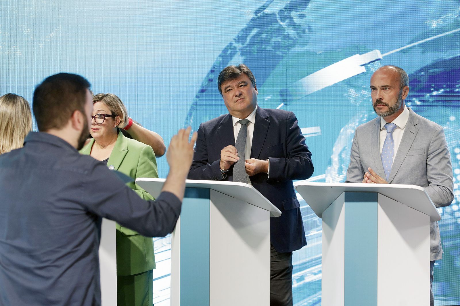 Elecciones Municipales 2023: Imágenes de los preparativos de los candidatos para el debate