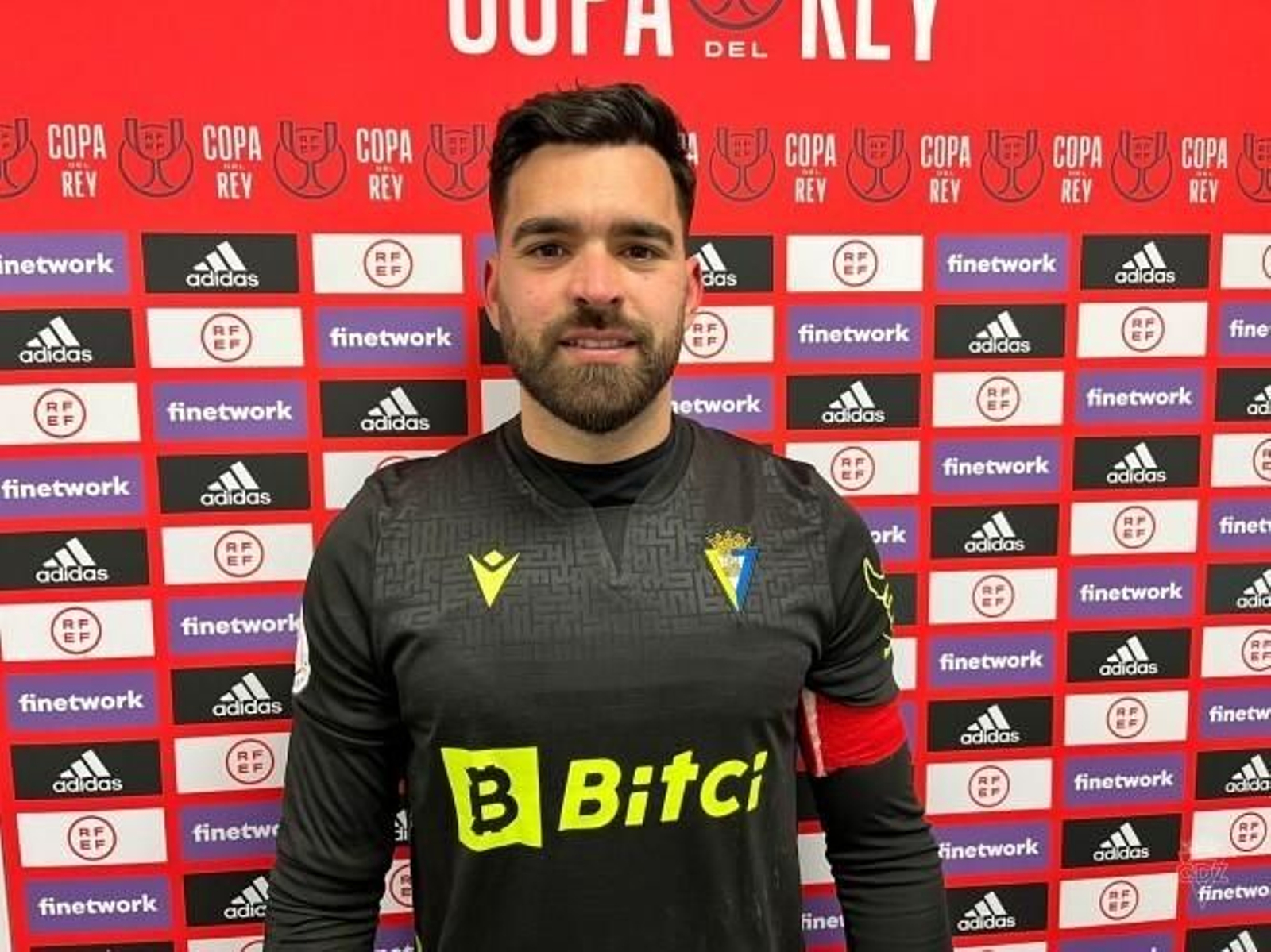 David Gil después del partido.