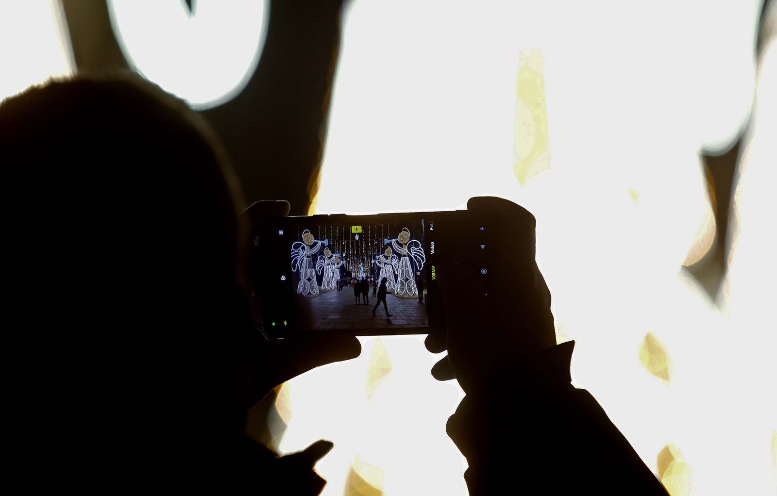 El alumbrado navideño de San Roque, en imágenes