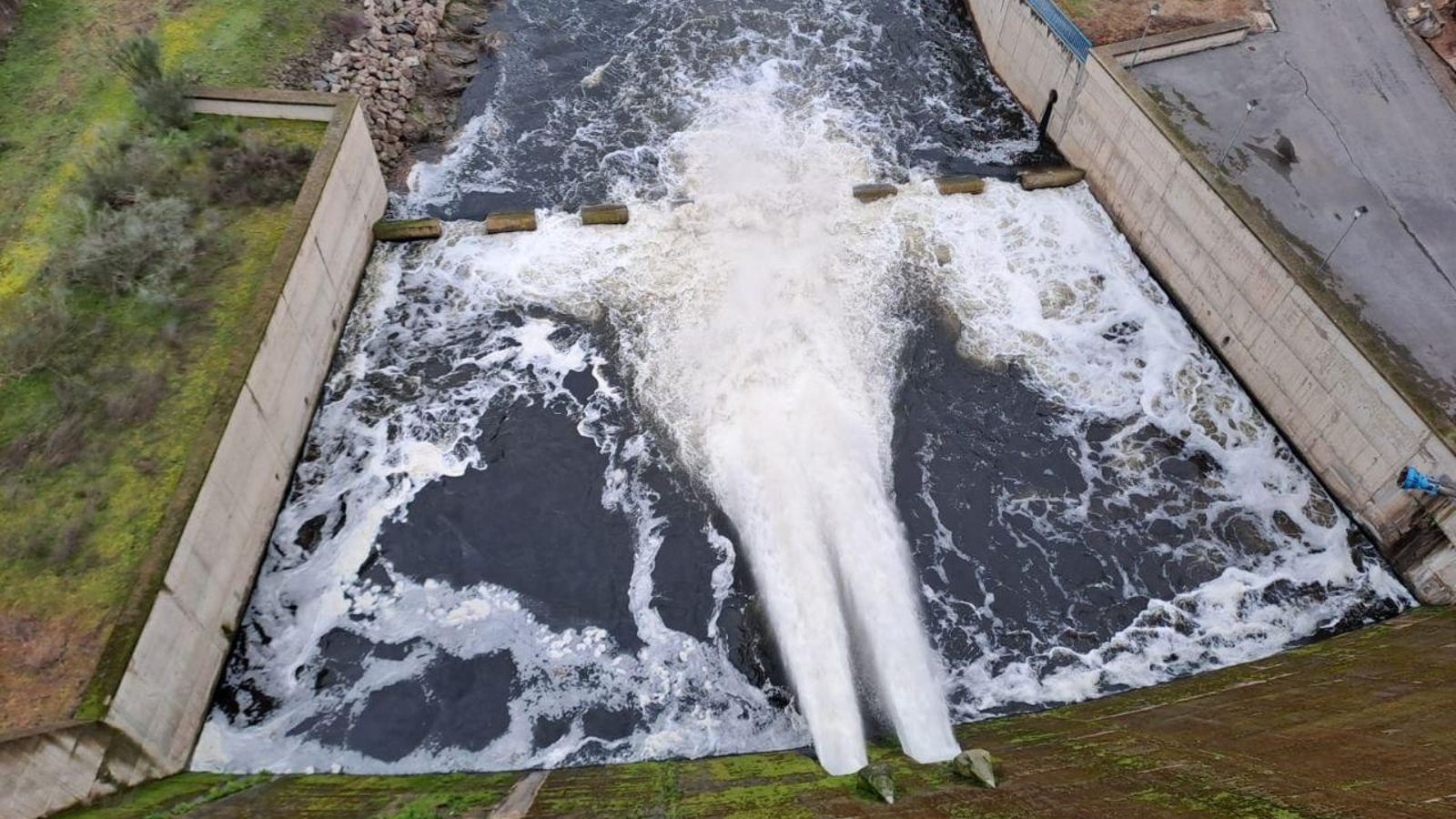 Desembalse de La Colada