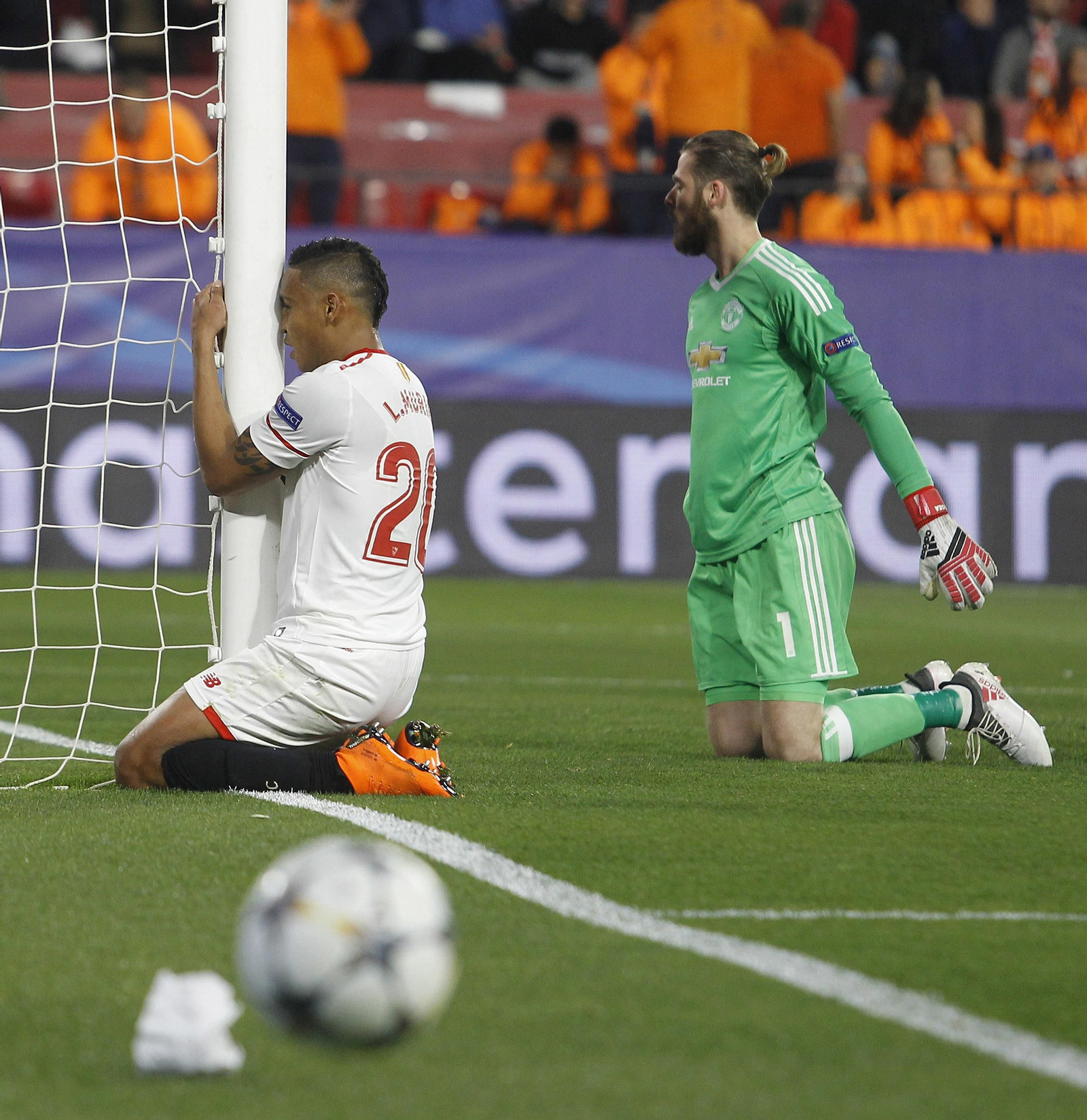 Las imágenes del Sevilla-Manchester United