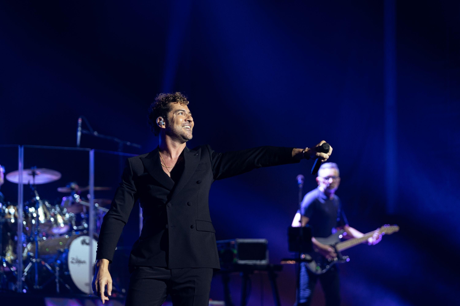 David Bisbal, durante el concierto de su primera noche en el Starlite de Marbella