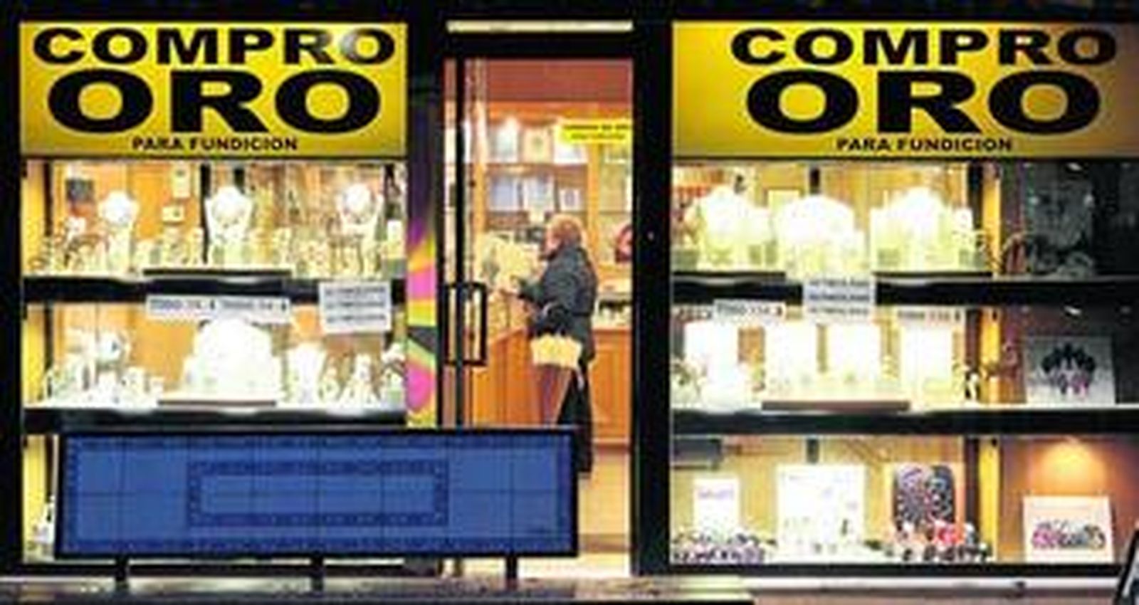 Una joyería que también se dedica a la compra de oro en el centro de Sevilla.