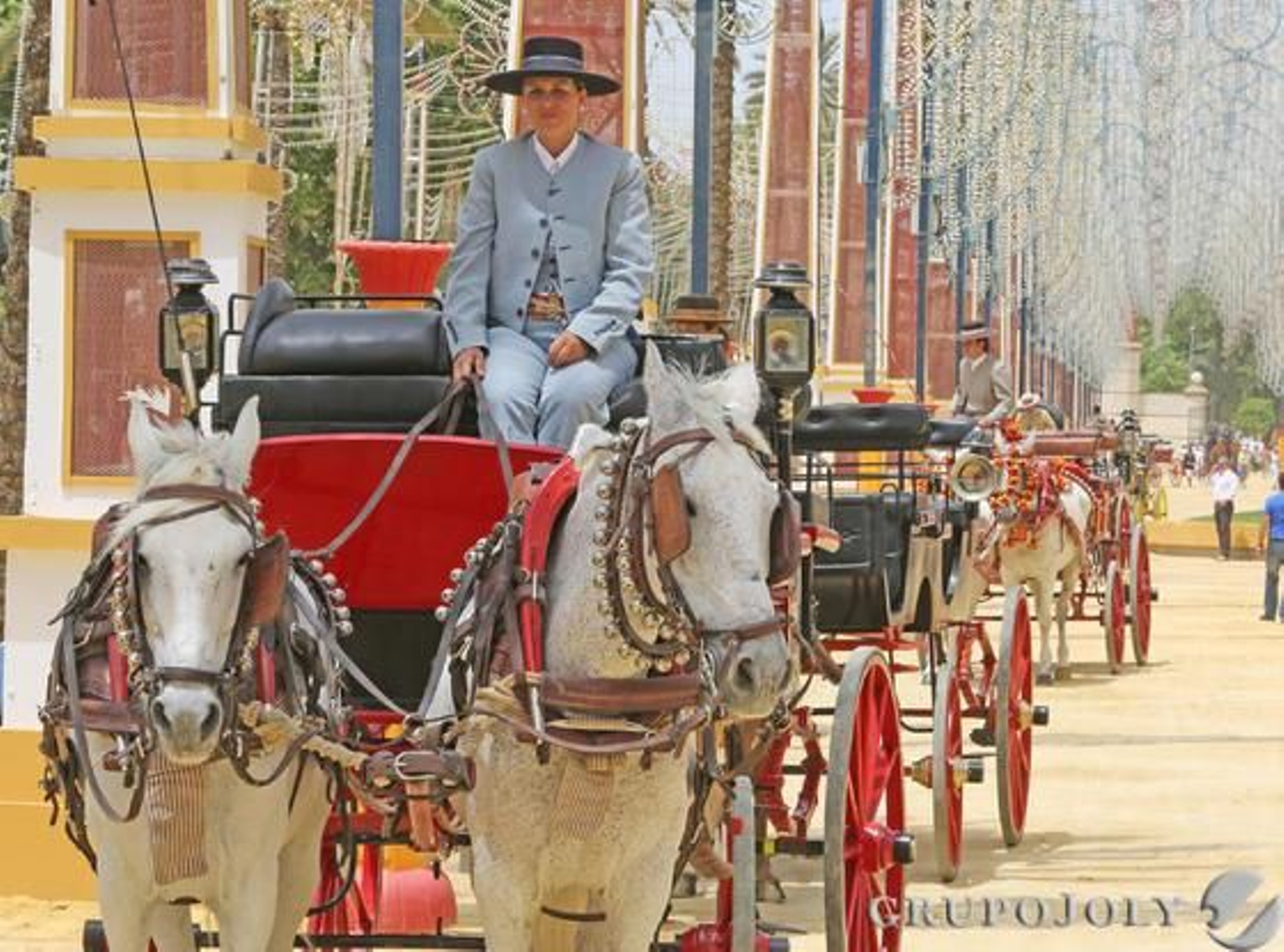 Carruajes de este tipo dominaron el paseo.

Foto: Pascual