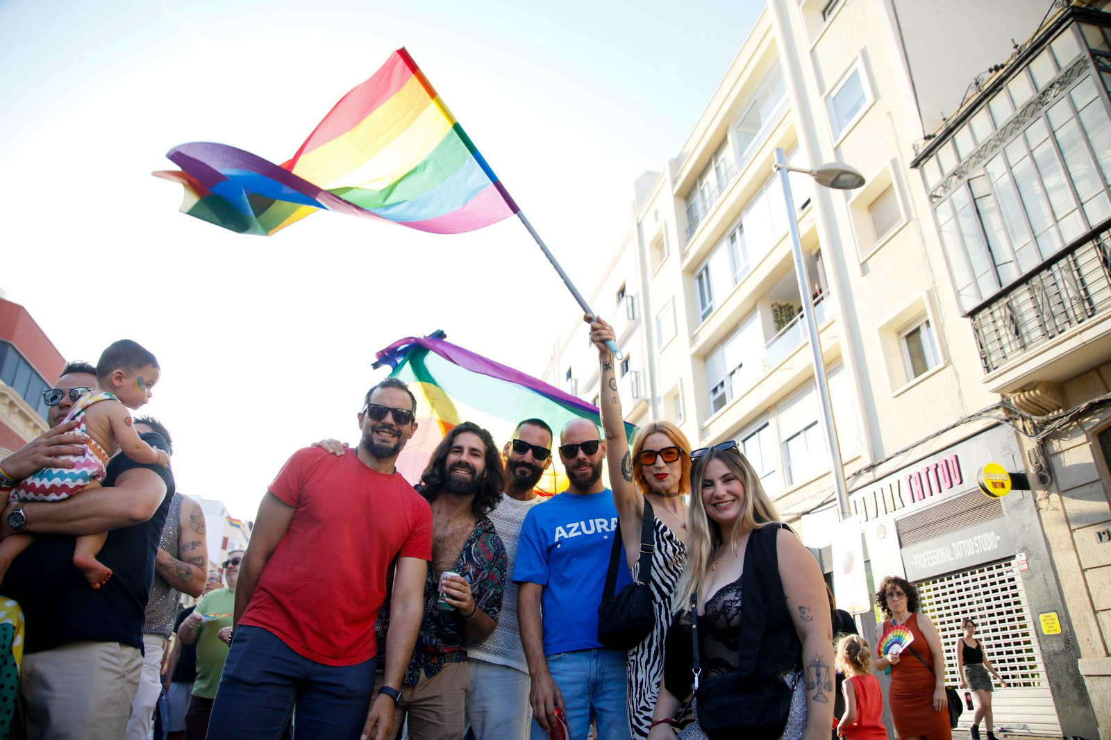 Las imágenes del Orgullo LGTBI en Almería
