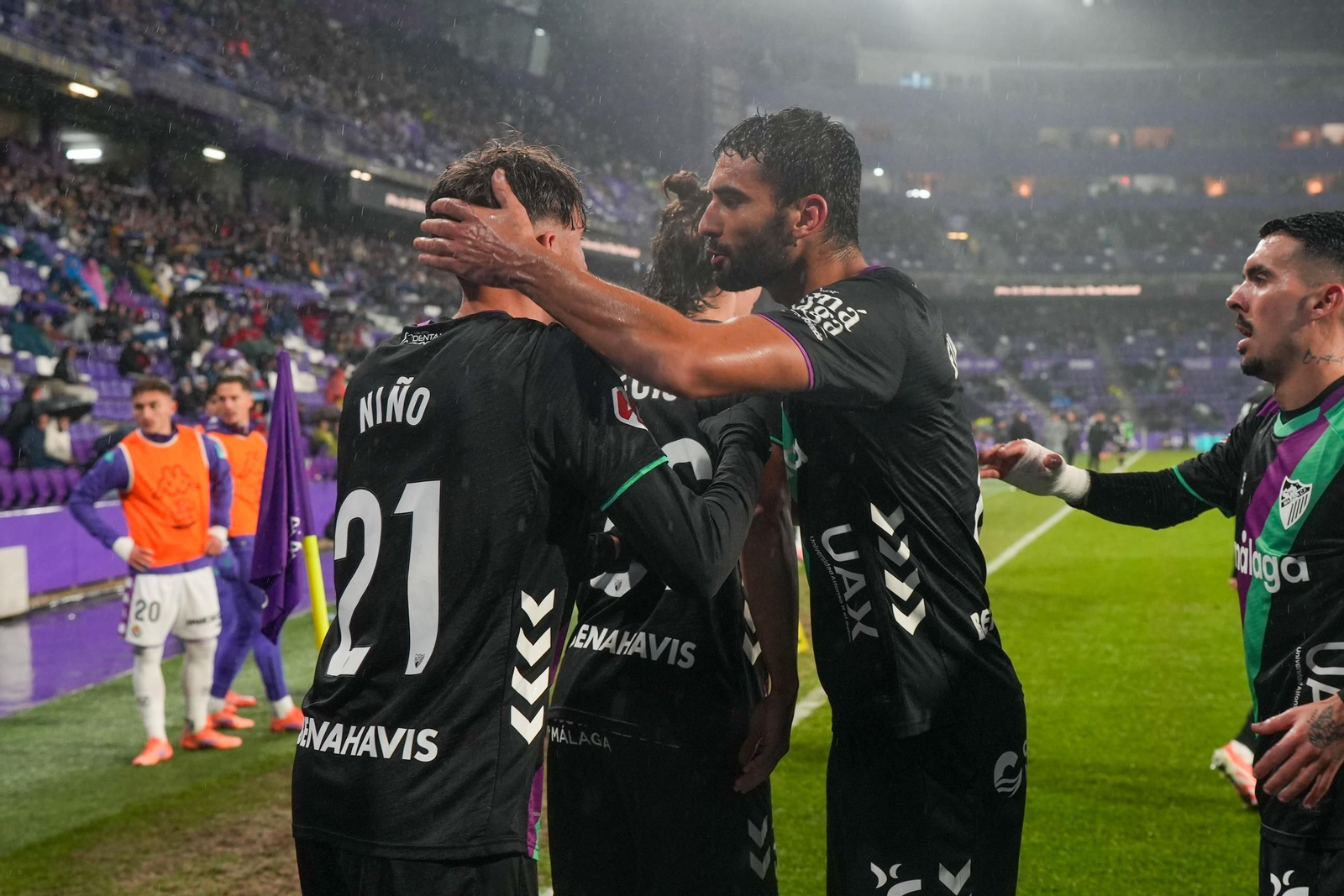 El Real Valladolid-Málaga CF, en fotos
