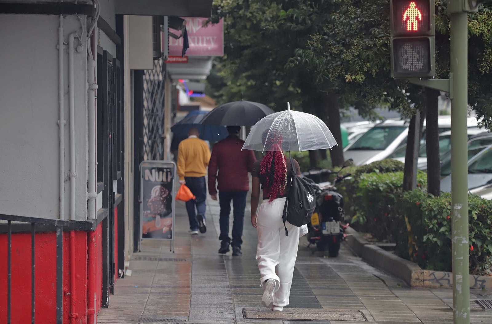 Fotos de la lluvia provocada por la borrasca atlántica en Algeciras