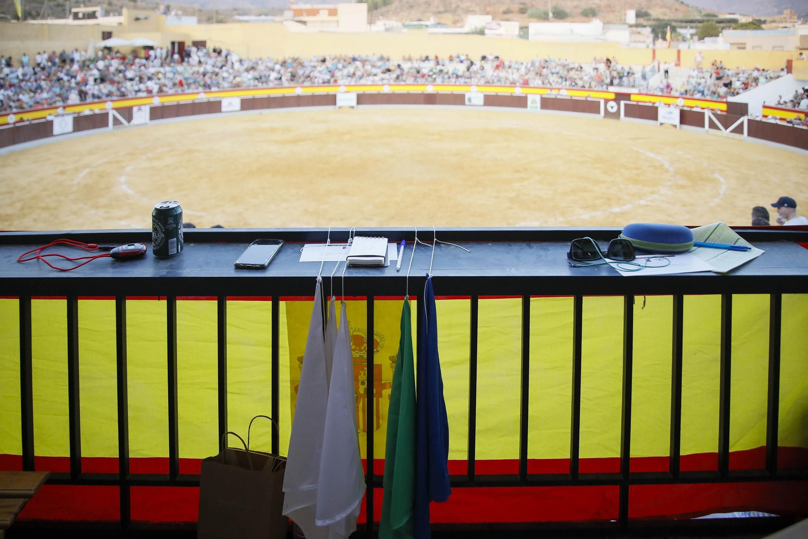 Corrida de toros Berja con un toro indultado, en imágenes