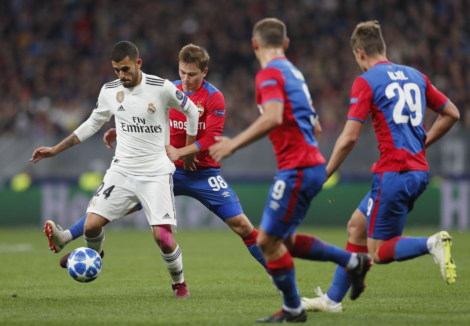 El CSKA de Moscú-Real Madrid, en imágenes