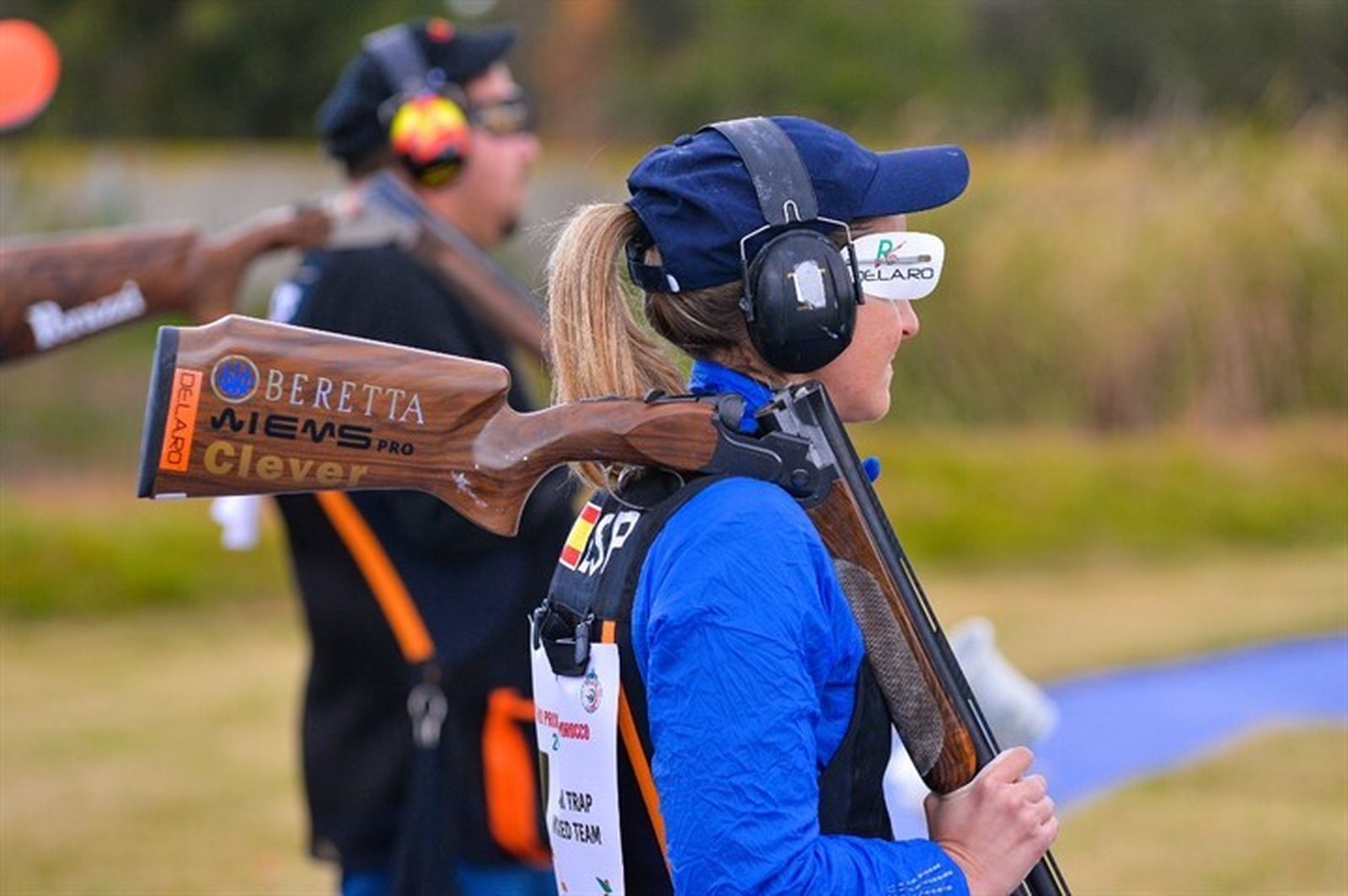 Fátima Gálvez, durante su concurso en la prueba mixta del Grand Prix de Marruecos.