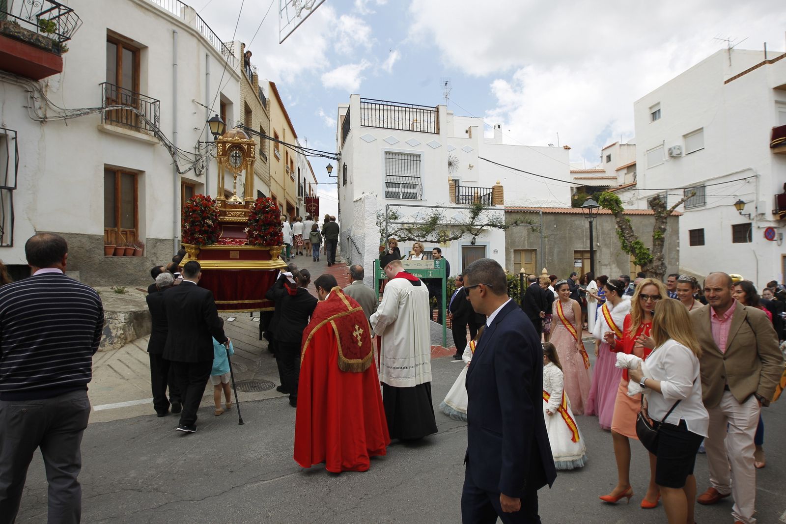 Fotogalería de la Procesión a la Ermita del Cerro de San Blas. Fiestas de Canjáyar.