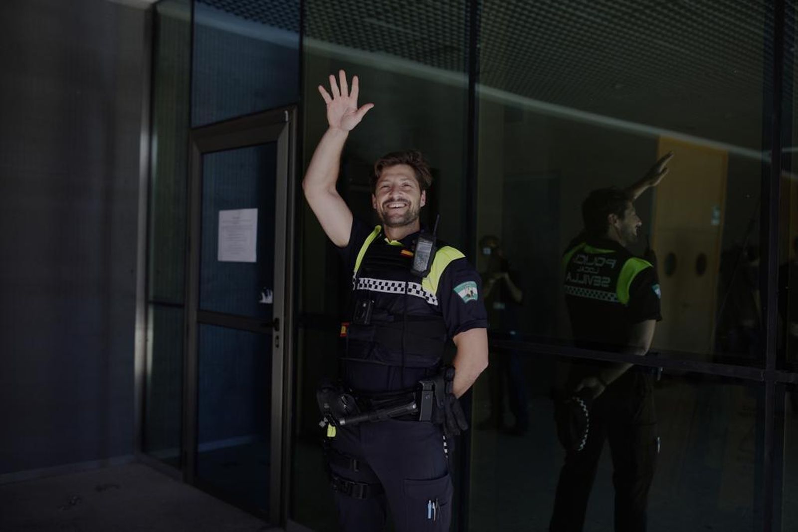 El policía local de Sevilla que ha superado el Covid 19, Mario Tinoco Paredes.