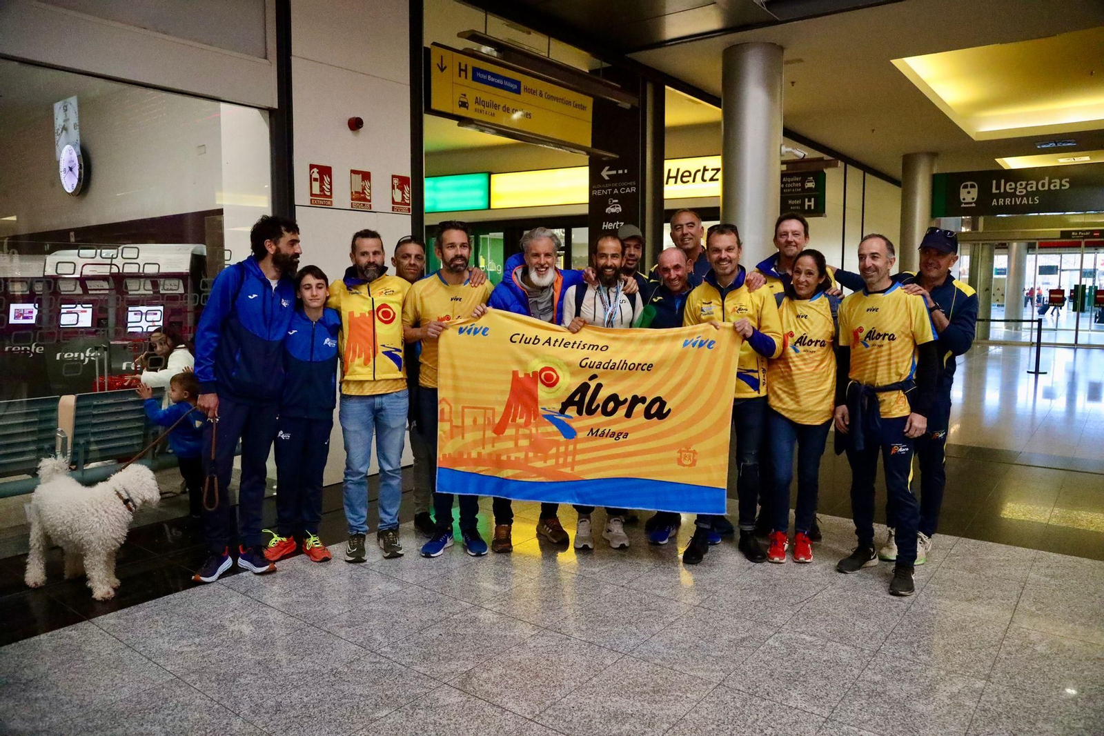 El recibimiento a Antonio Aguilar Conejo en Vialia