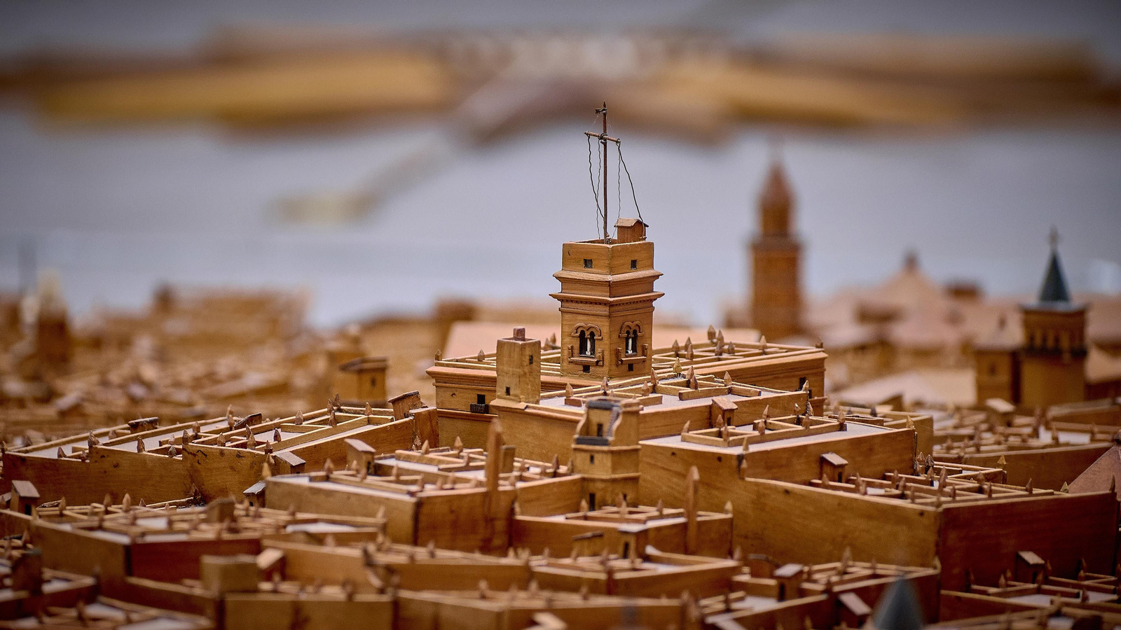 Torre Tavira Maqueta de Cádiz en el Museo de Las Cortes