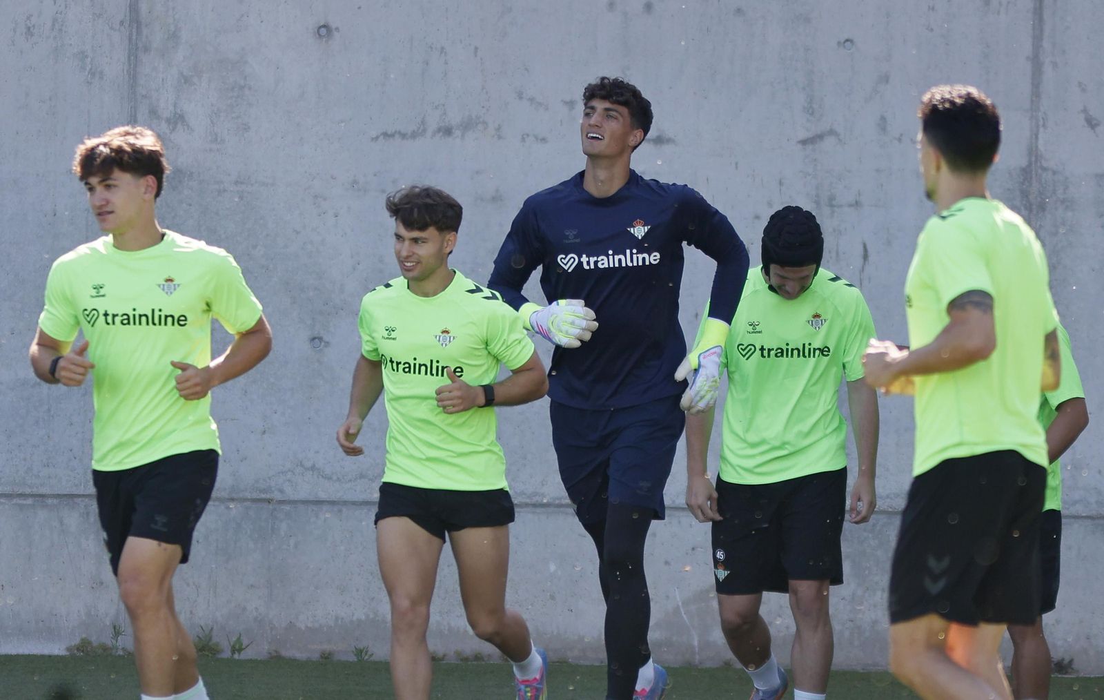 Las imágenes del entrenamiento del Betis