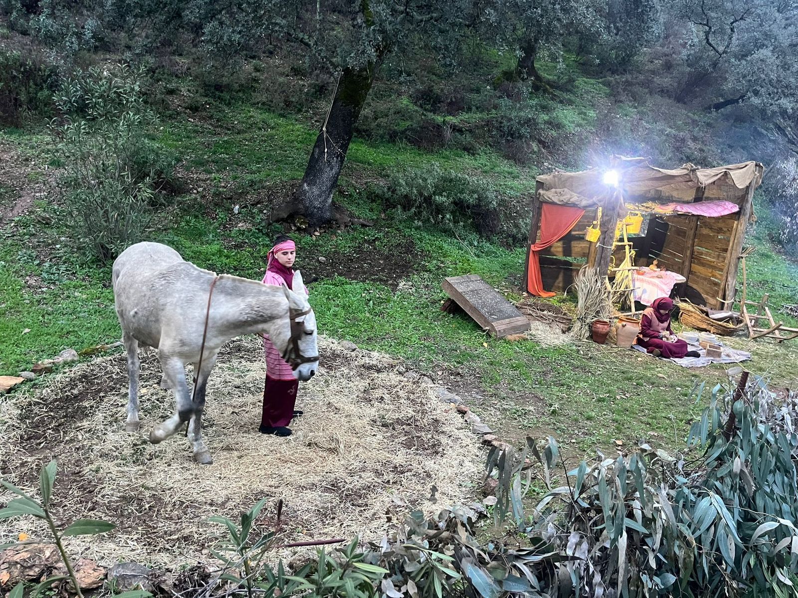 Así de bonito es el Belén Viviente de Puerto Moral