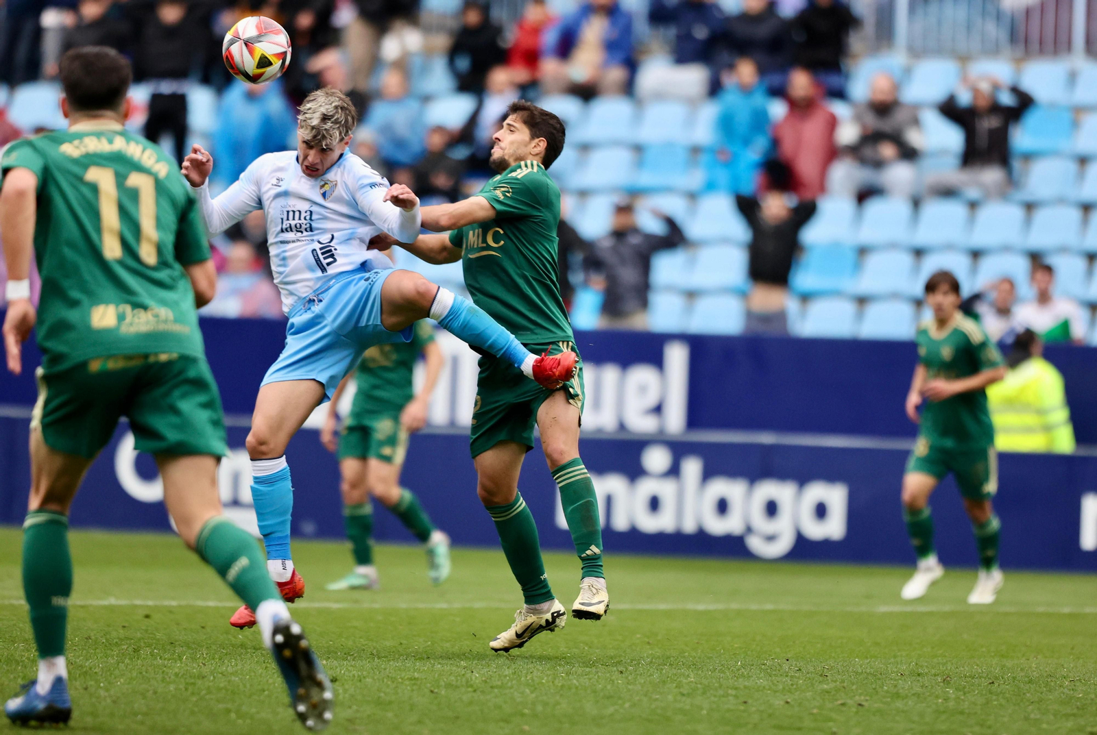 El Málaga CF-Linares Deportivo, fotos El Málaga CF-Linares Deportivo, fotos