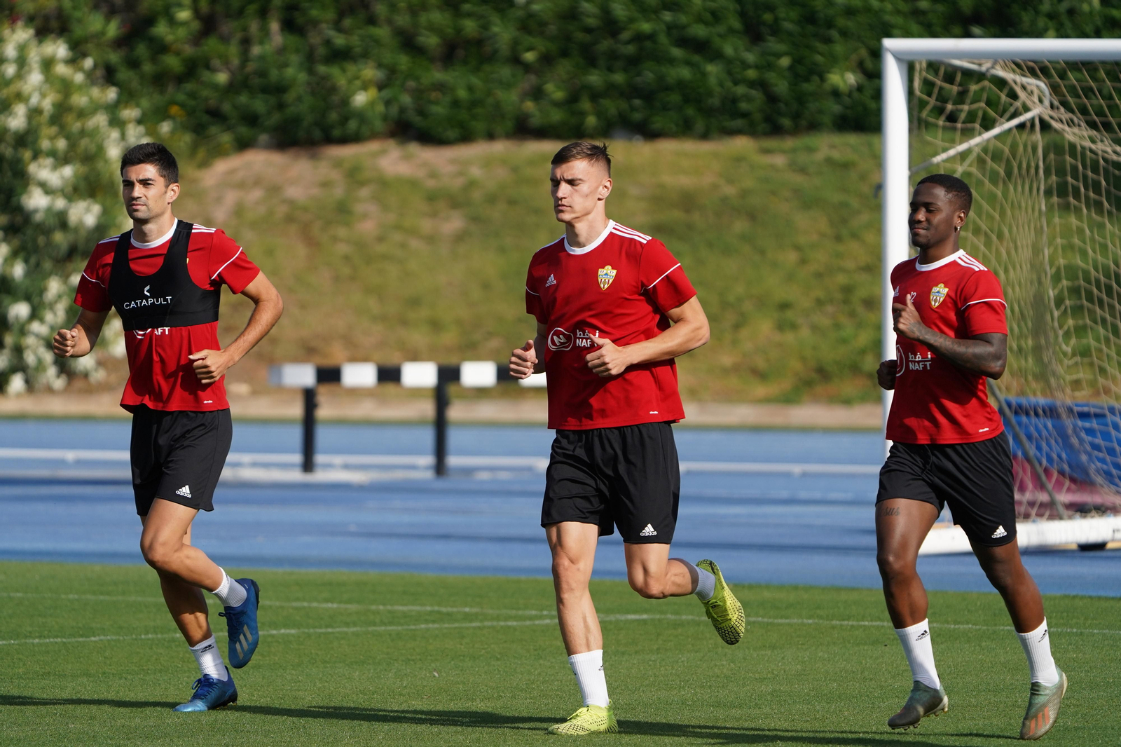 Entrenamiento matutino de la UDA (viernes 29)