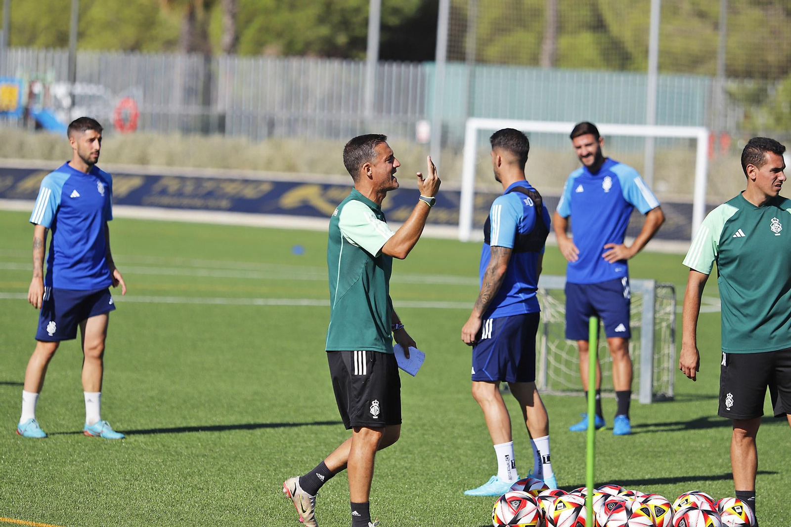 Imágenes del entrenamiento del Recreativo de Huelva