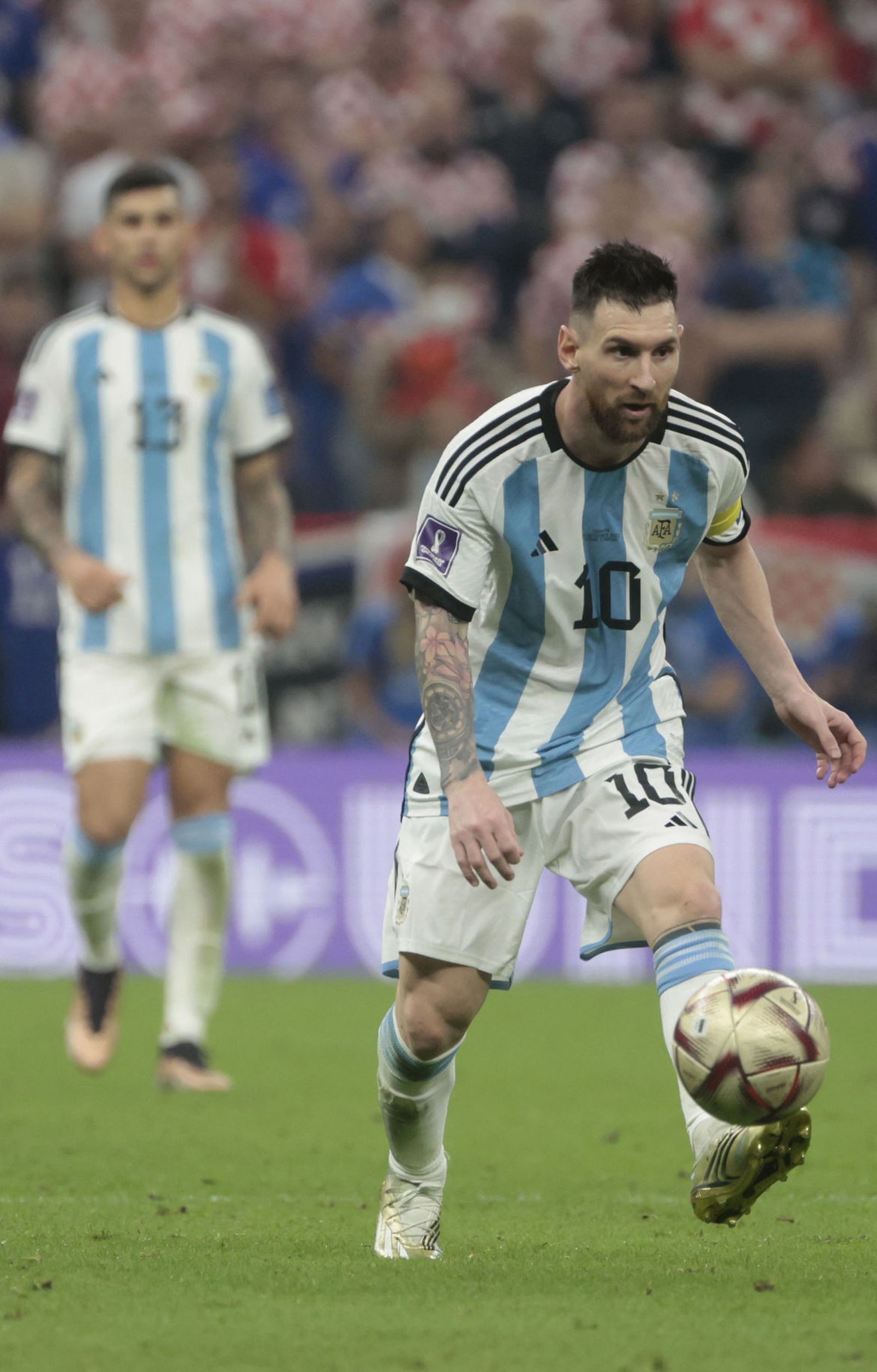 Las fotos de Messi contra Croacia