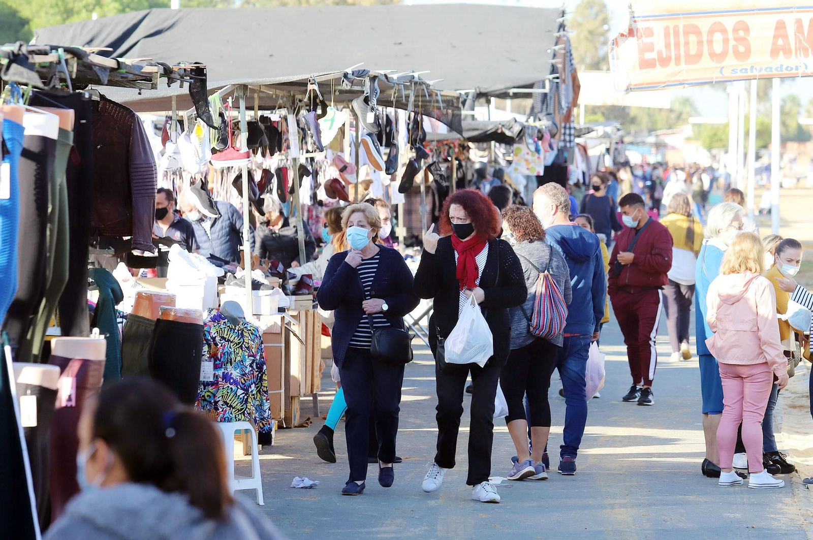El Mercadillo de los viernes durante la pandemia.