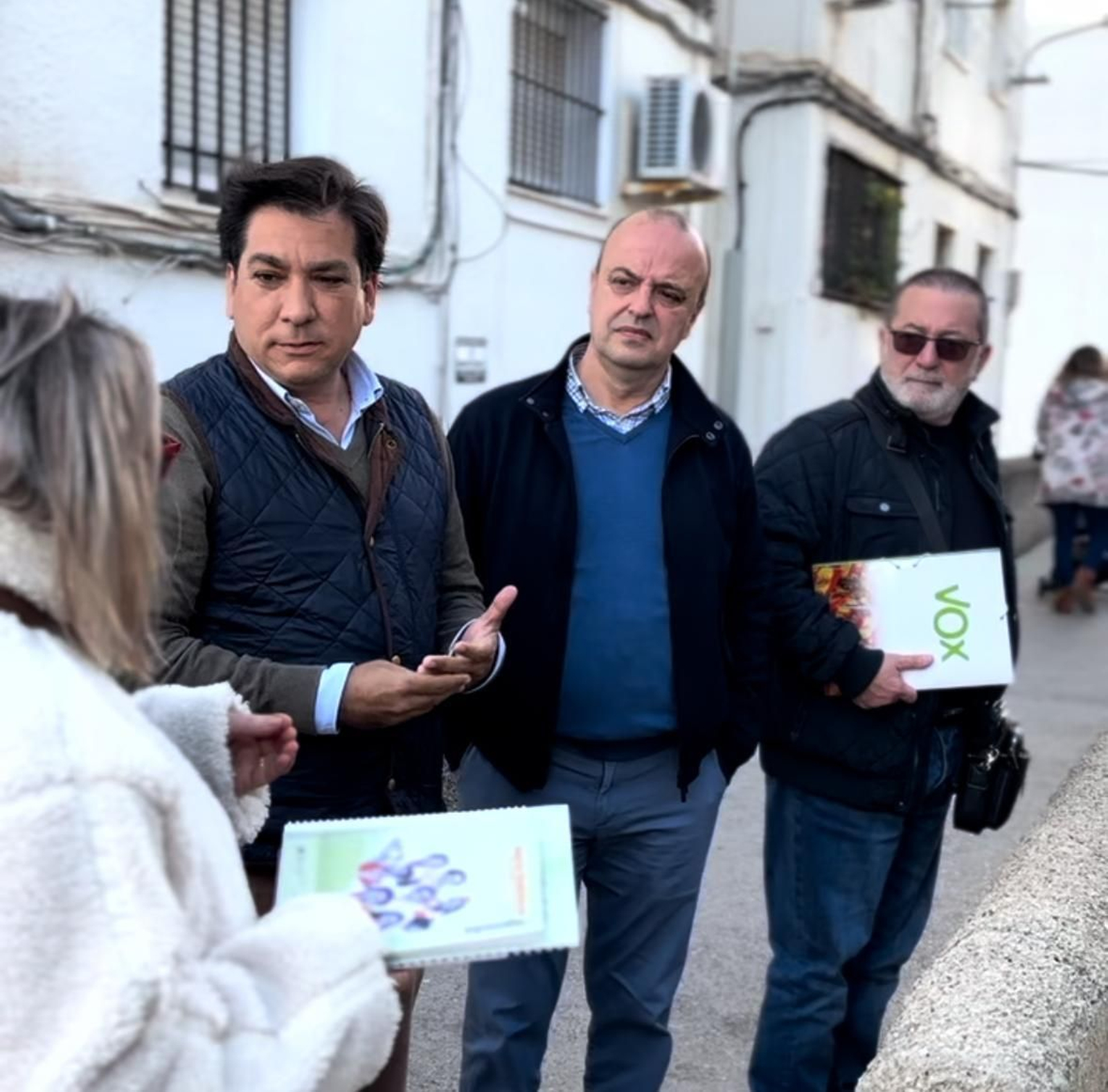 Antonio Fernández e Ignacio Soto, miembros de Vox Jerez.