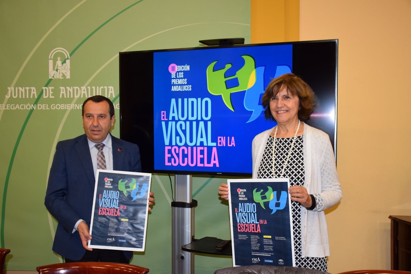 Emelina Fernández y José Luis Ruiz Espejo.