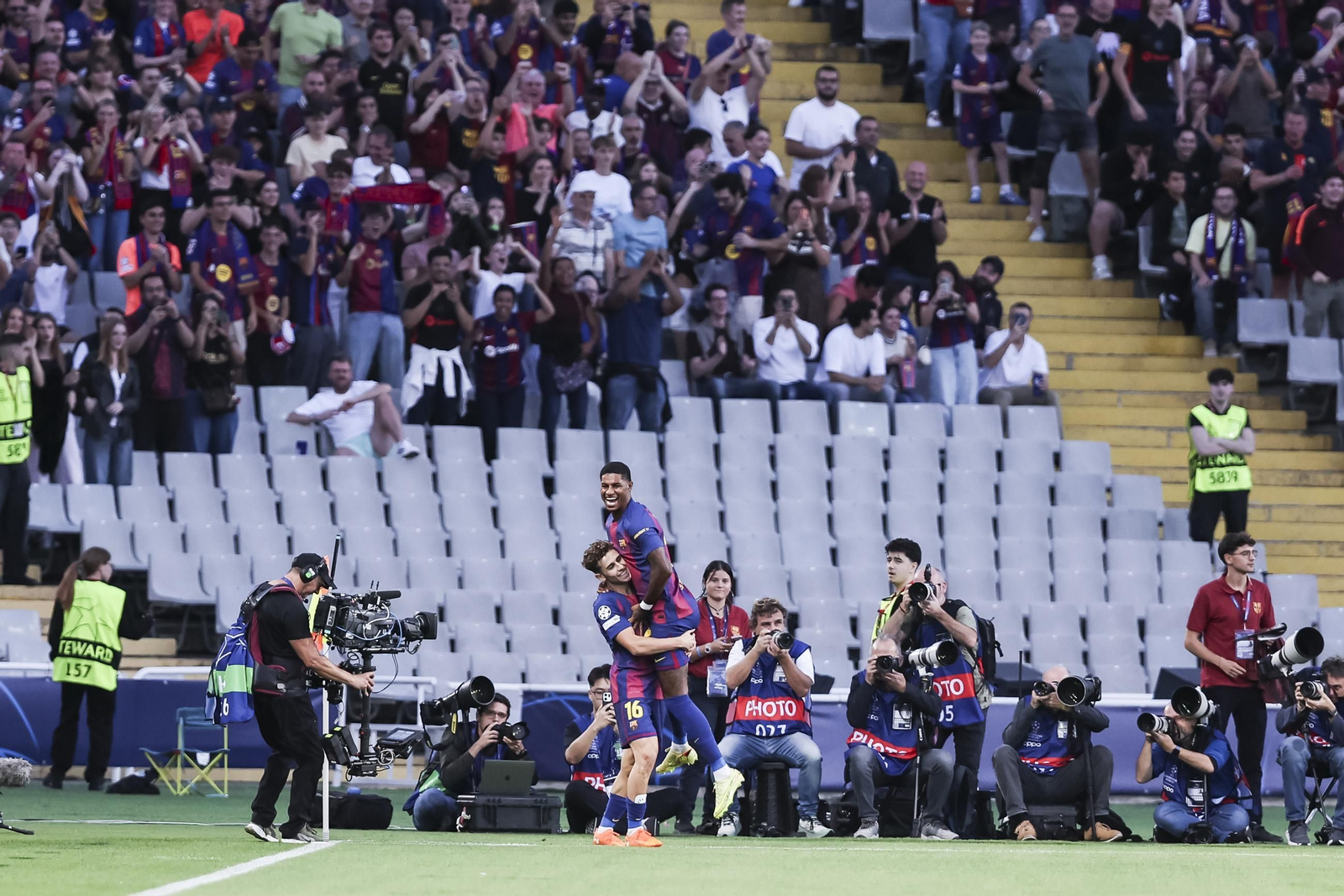 Las fotos del Barcelona-Olympiacos