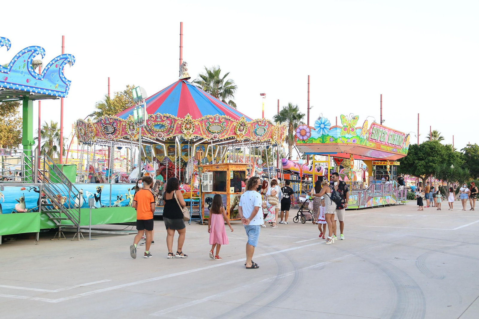 Atracciones de la Feria de Almería.