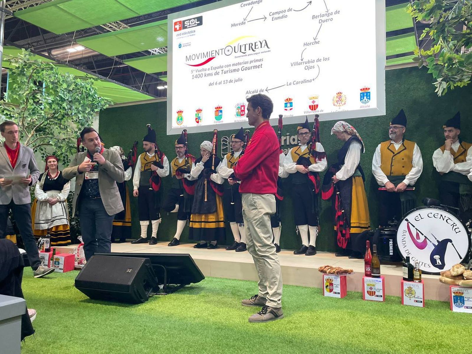 Presentación de la carrera ciclista Ultreya