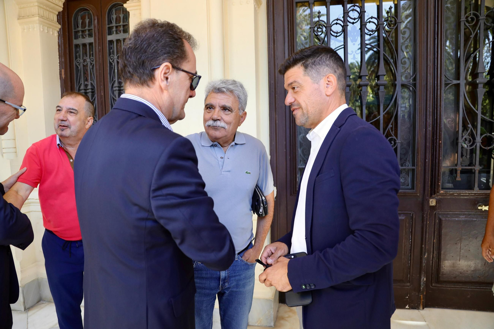 Mundial 2030 en Málaga: La reunión en el Ayuntamiento, en fotos