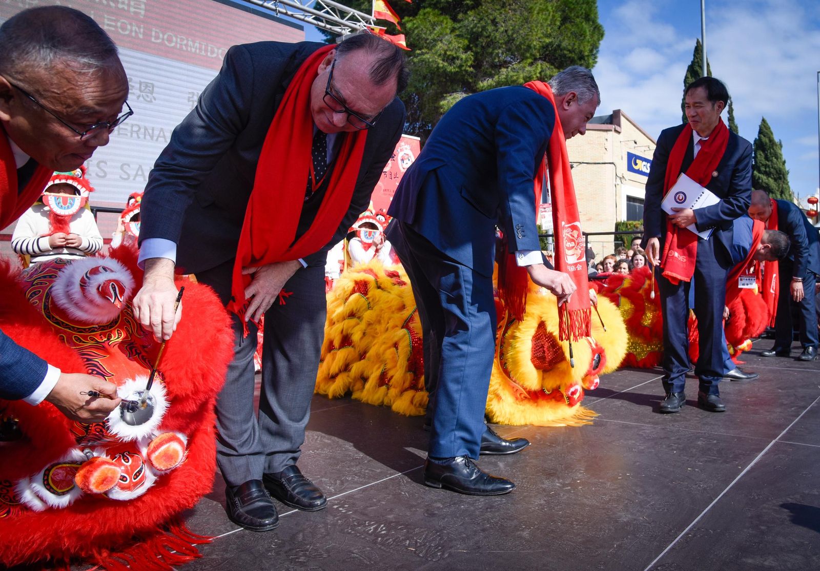 Las imágenes del acto de celebración del Año Nuevo chino en Sevilla