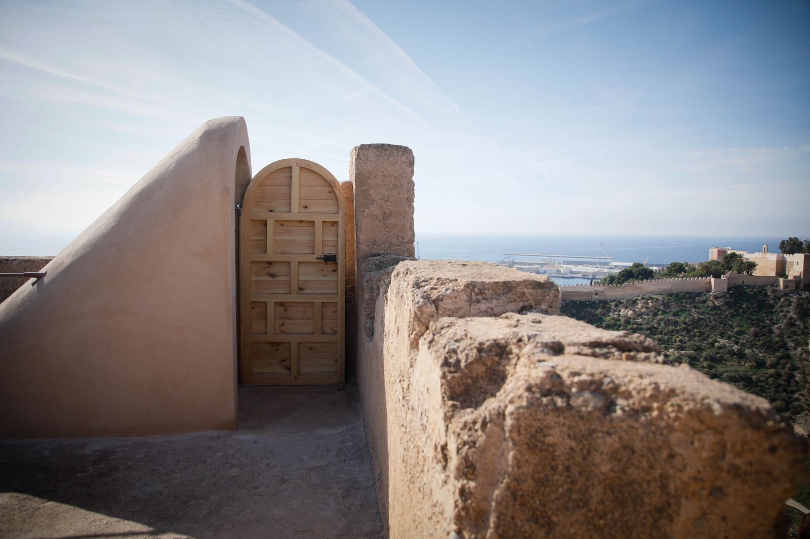 Las imágenes de la restauración de la Muralla de San Cristóbal