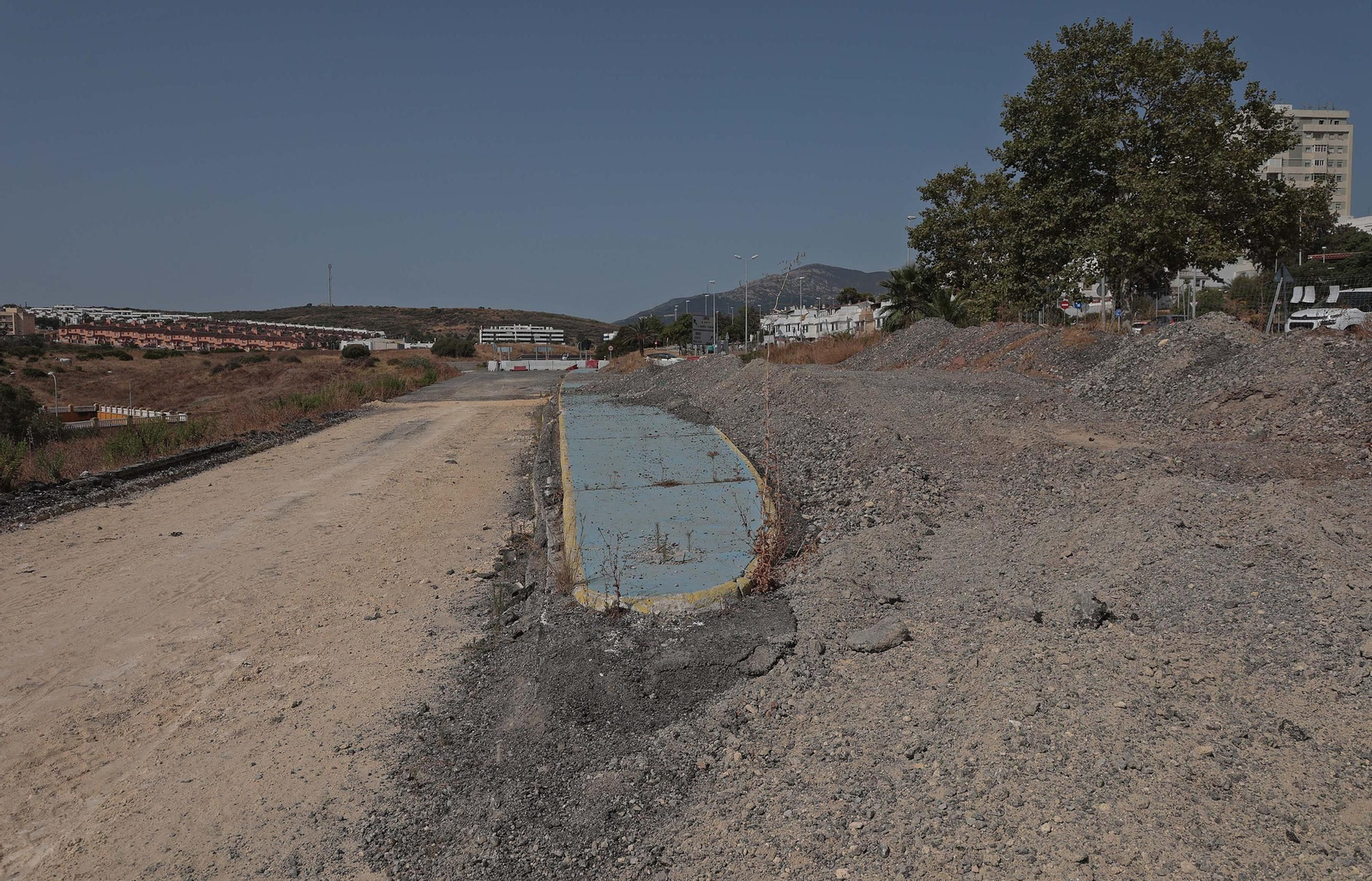 Fotos de las obras del Acceso Sur a Algeciras en La Juliana