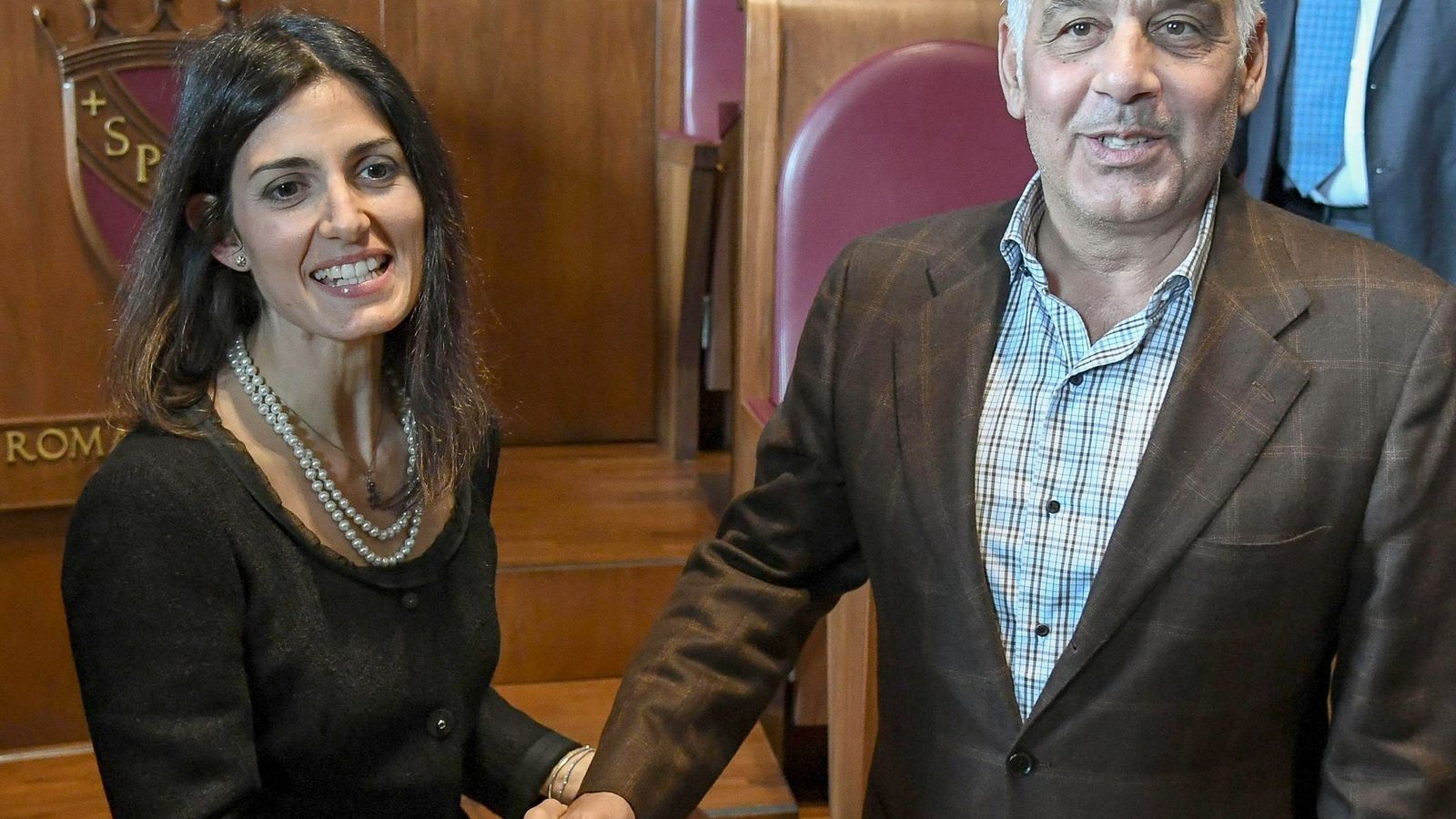 La alcaldesa de Roma, Virginia Raggi.