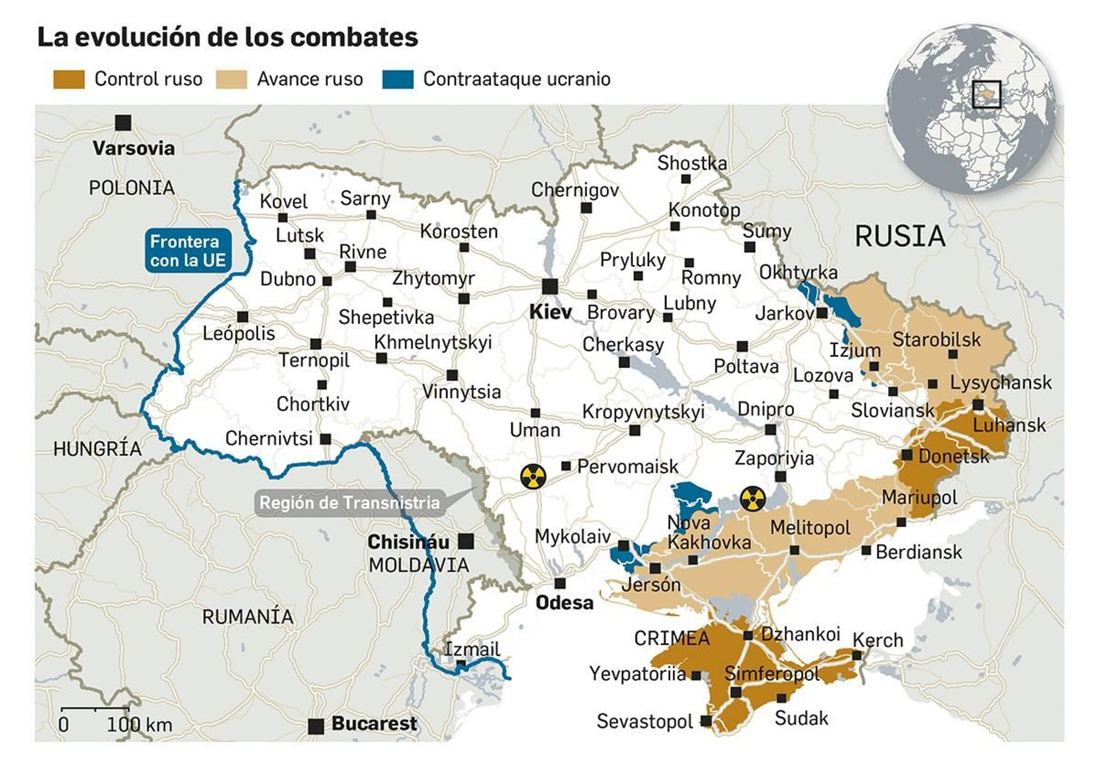 Rusia se atasca en Ucrania