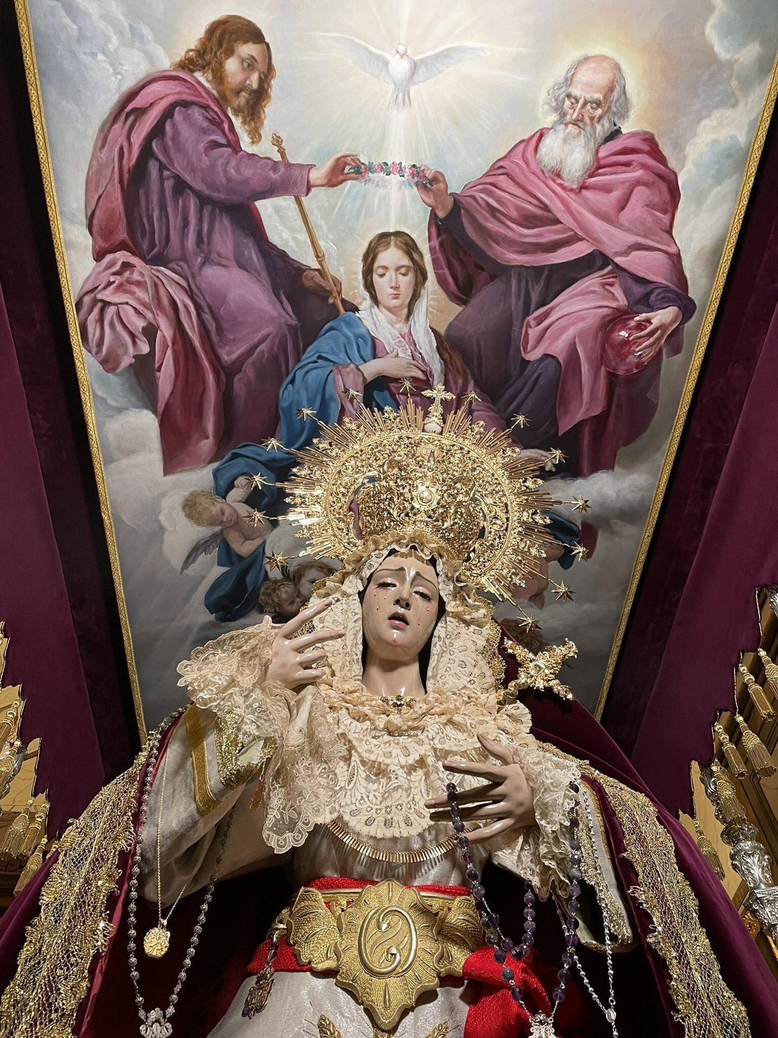 Nueva gloria del palio de Los Estudiantes, obra de Juan Díaz Losada