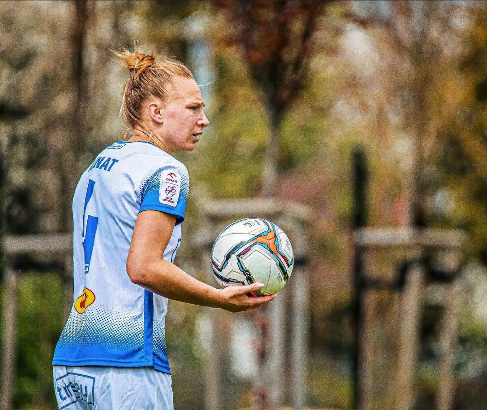 Katarzyna Konat, durante un partido.