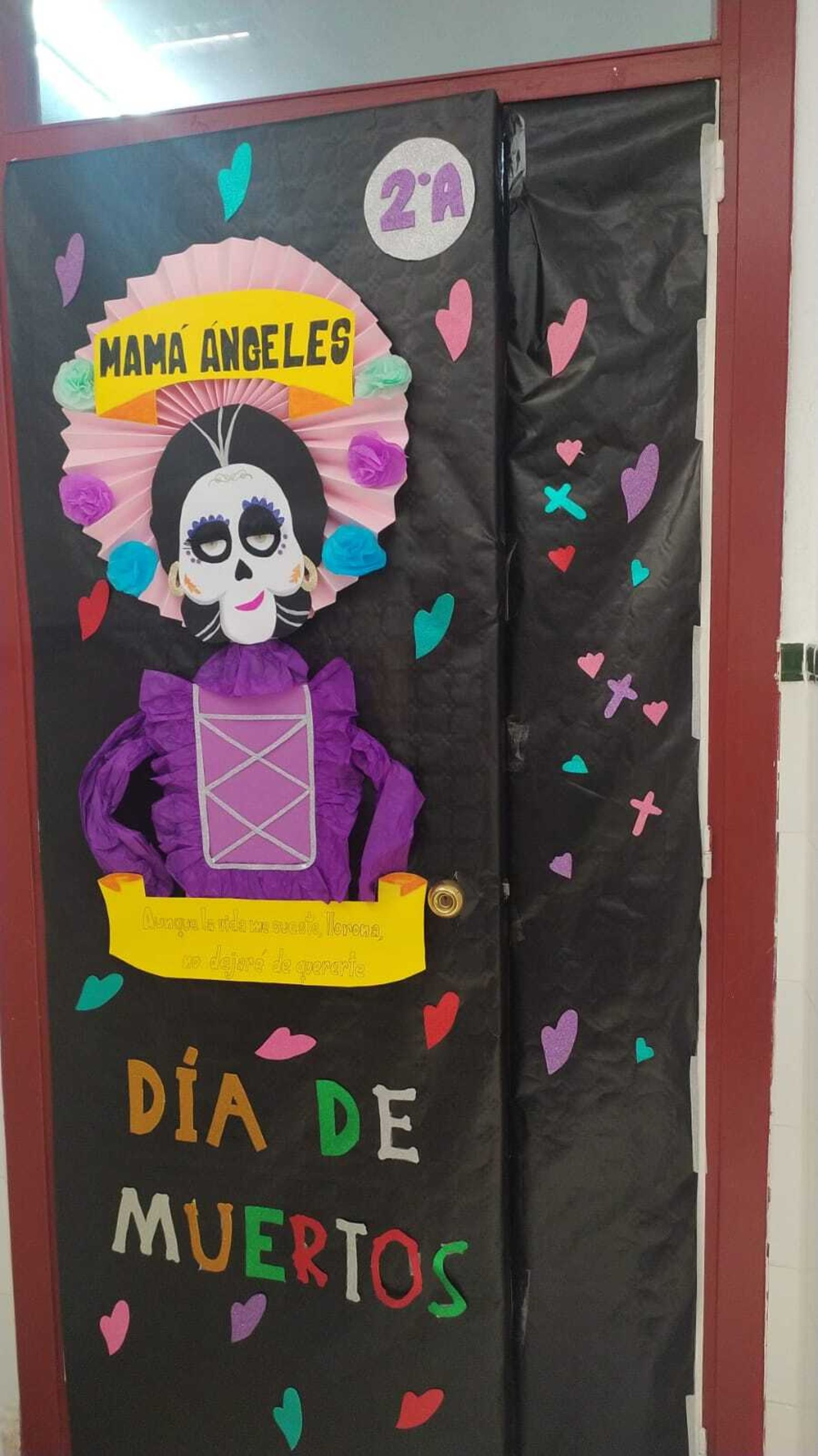 Otra de las alusiones al Día de Muertos en el colegio La Gaviota.