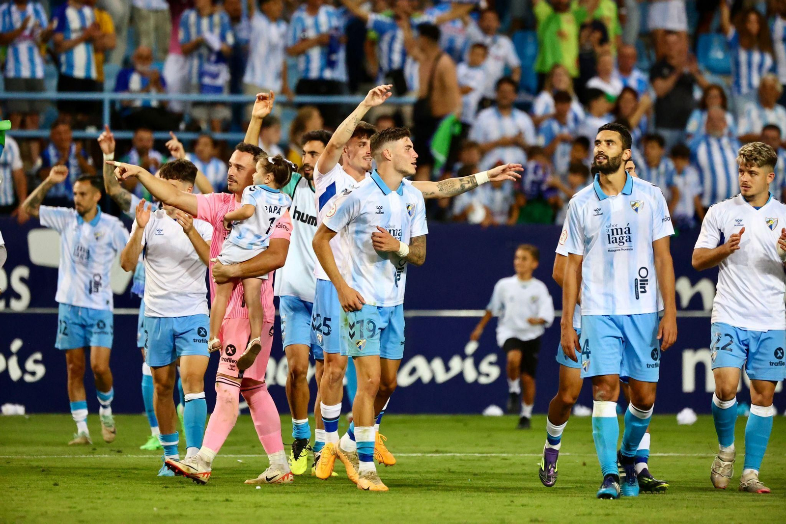El Málaga CF-Nàstic, en fotos