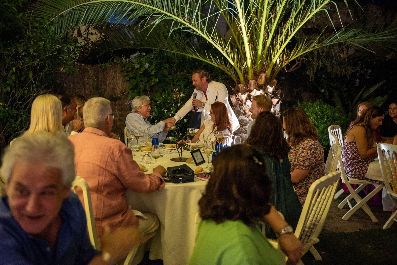 Manuel Alejandro y Juan Peña, durante un momento de la actuación.