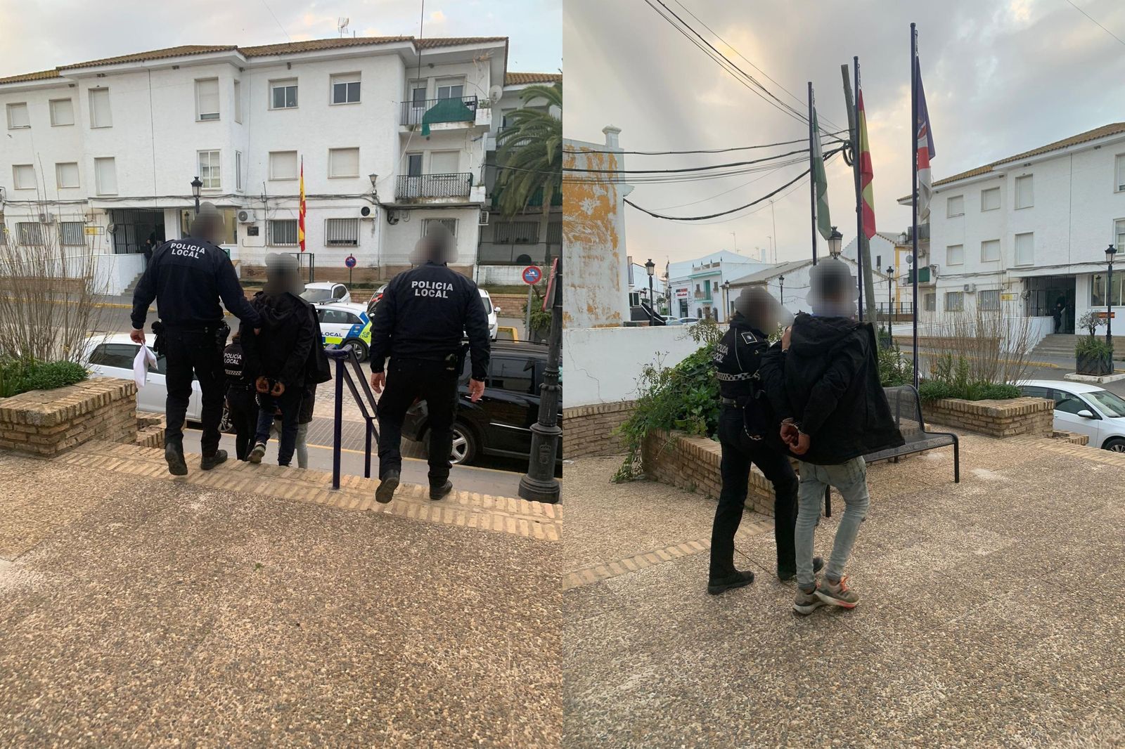 Pillados in fraganti en Almonte cuando intentaban robar herramientas de una nave