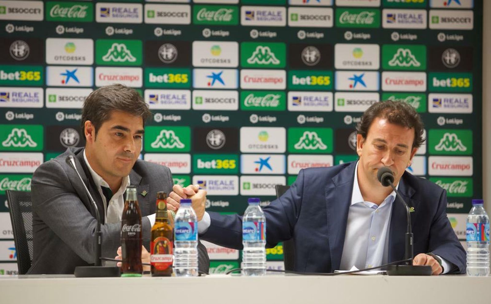 Haro y Catalán, en un momento de su intervención.